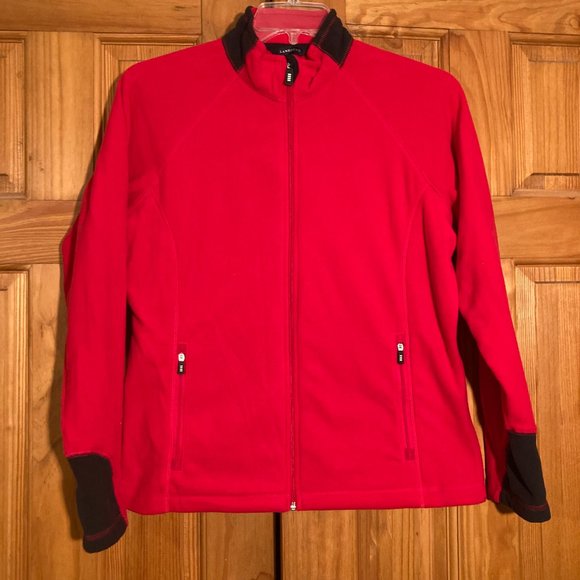 NWOT Vintage Lands' End Fleece Jacket Size M - Picture 1 of 8